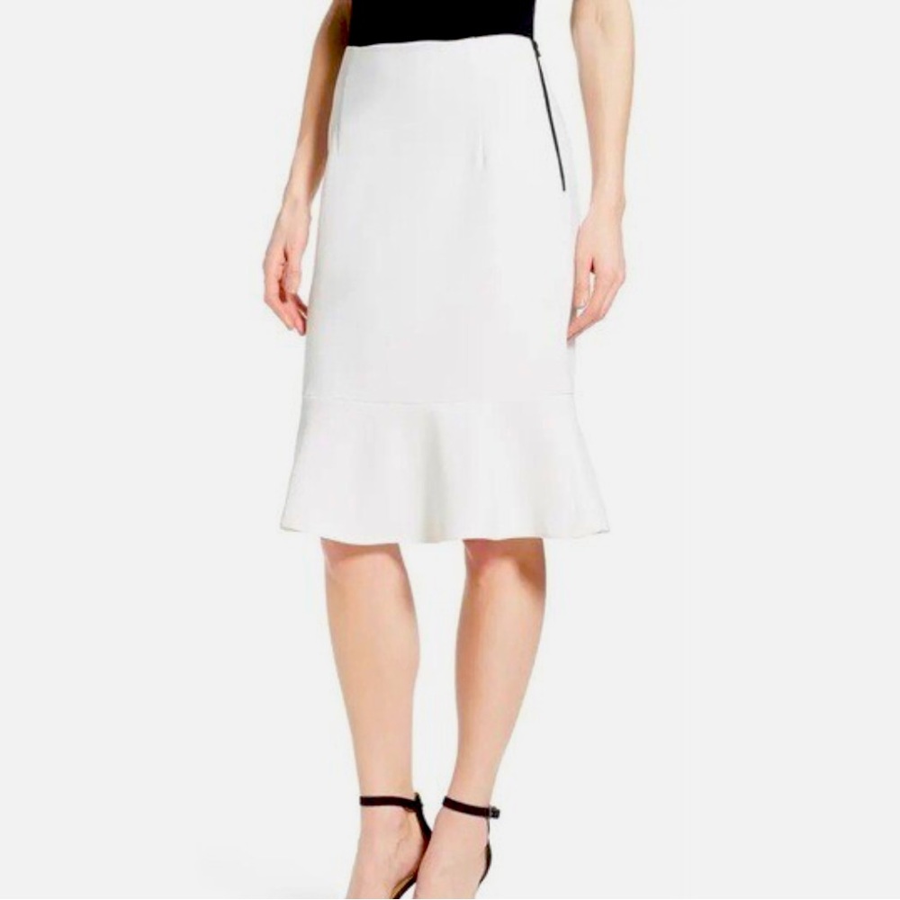 Ellen Tracy White Skirt